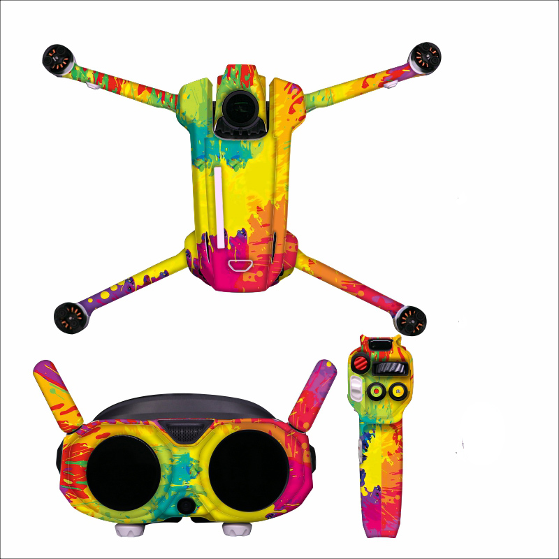 Drone Kit Waterproof - 装飾ステッカーキット 無重力 A1 防水スキンステッカー デカール ドローンとコントローラー用