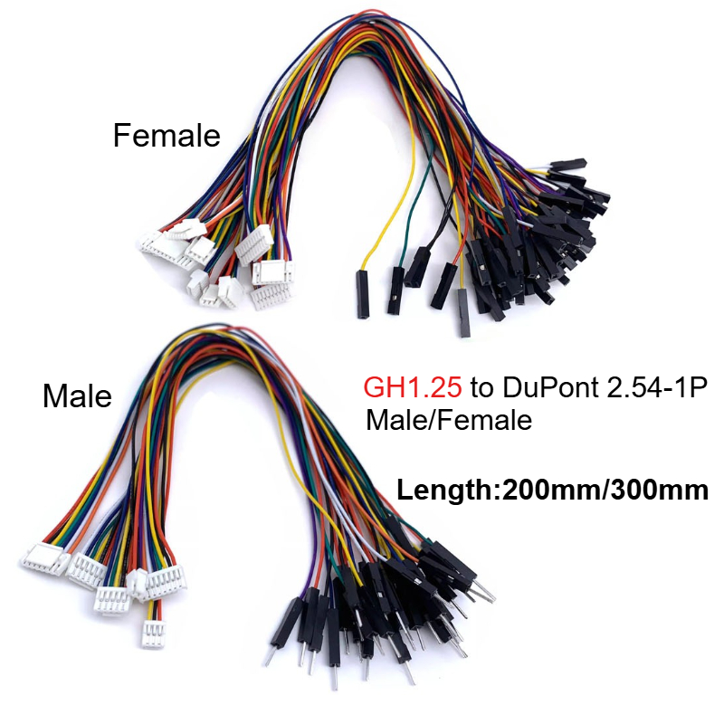 Drone Kit Hexacopter - 5 個 GH1.25 2P-6Pin から Dupont