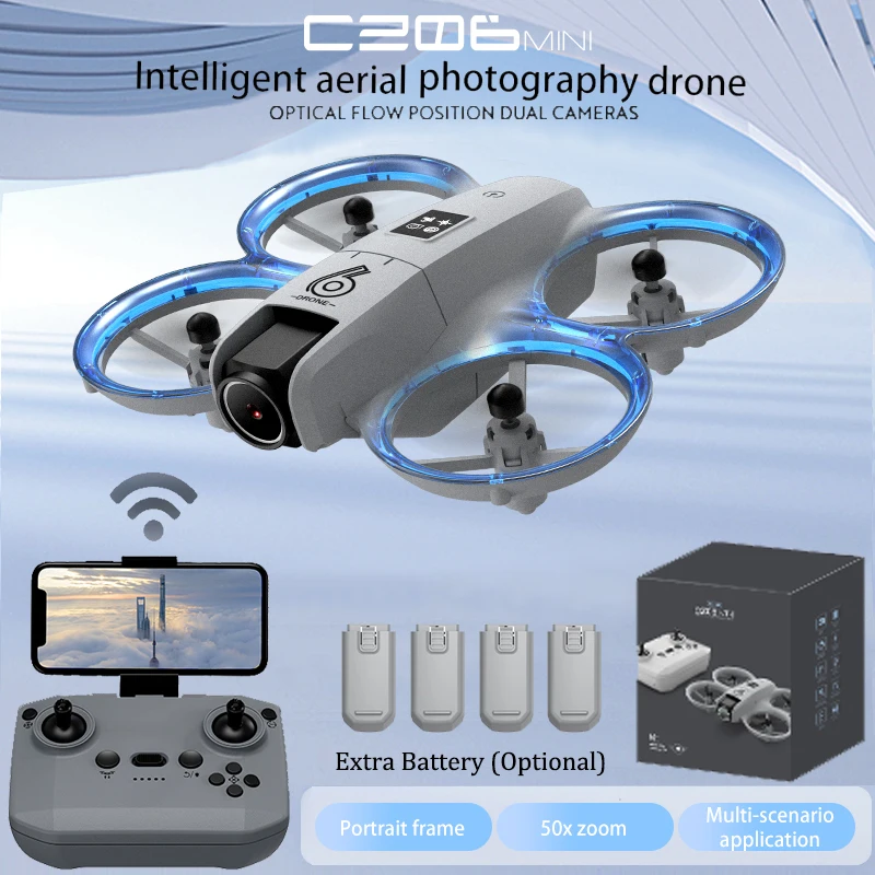 Drone Kit Tricopter - CZ06 ミニ RC クアッドコプター ドローン -