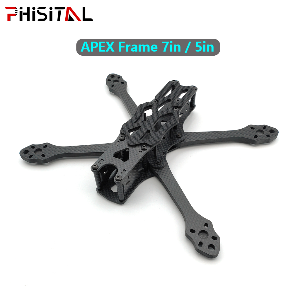 Drone Kit Build Yourself - APEXフレーム 7インチ/6インチ/5インチ カーボンファイバー クアッドコプターフレームキット 19/22mmカメラ用 |