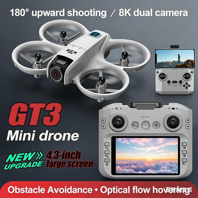 Drone Kit Tricopter - ミニドローン 2026 GT3/GT3 MAX ドローン 8K