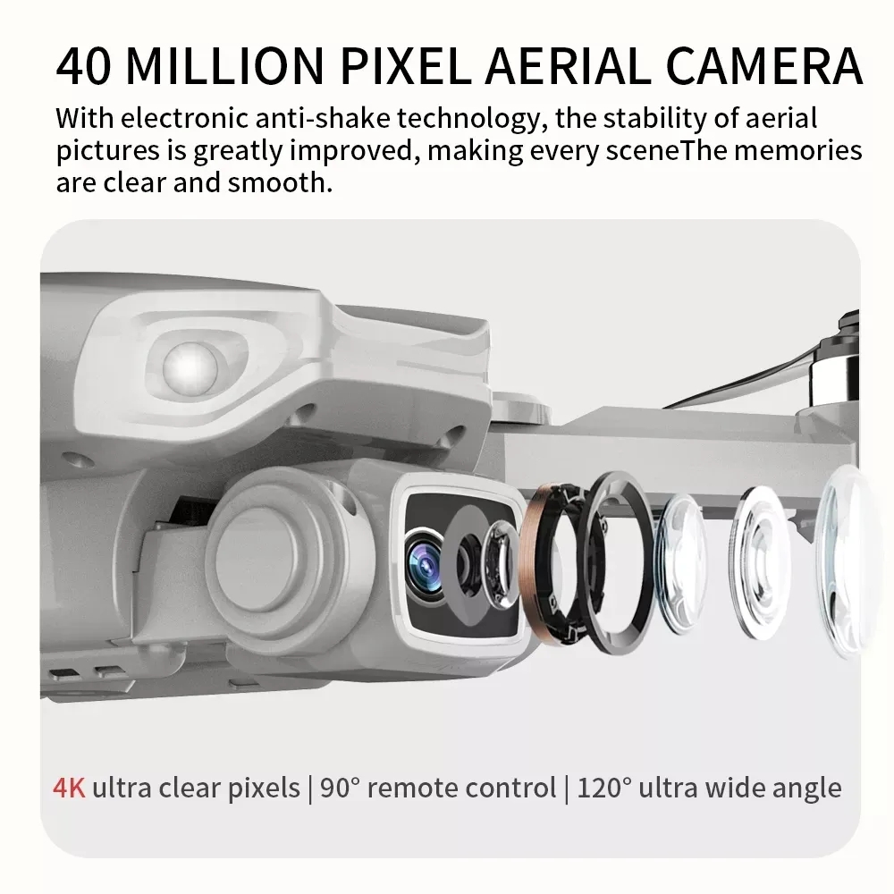 折りたたみ式ブラシレスドローンl900プロ,GPS, 4k, - Drone Kit Professional のレビューと価格