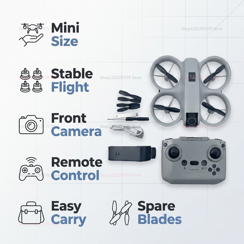8K HDカメラ搭載ミニドローン FPV折りたたみ式クアッド - Drone Kit Tricopter のレビューと価格