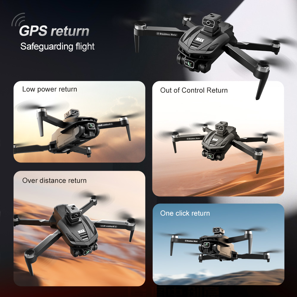 V168 PRO Max GPS ドローン 8K プロフェッ - Drone Kit Professional のレビューと価格