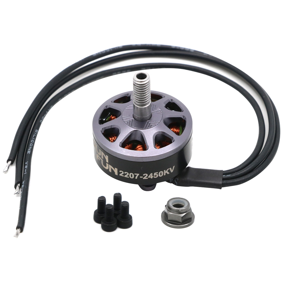 1/4個セット Sun Fun 2207 ブラシレスモーター - Drone Kit Octocopter のレビューと価格