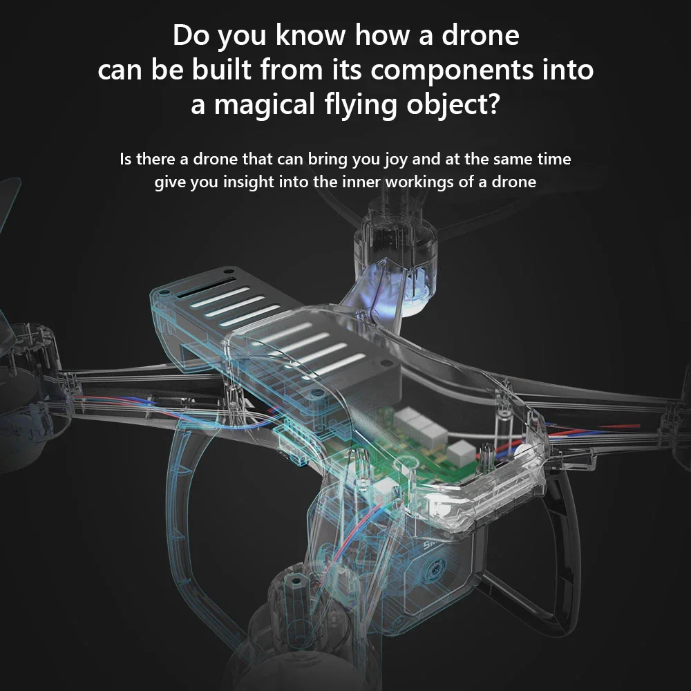 JJRC H108 DIY 教育用組み立てミニドローン イン - Drone Kit With Camera のレビューと価格